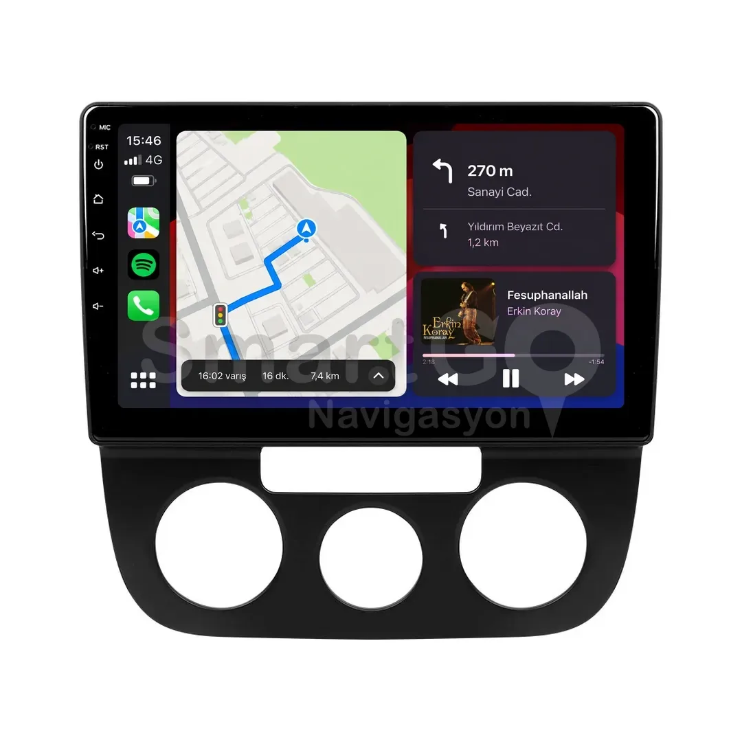 Volkswagen Jetta Android Multimedya Sistemi (2006-2009) - 10 İnç