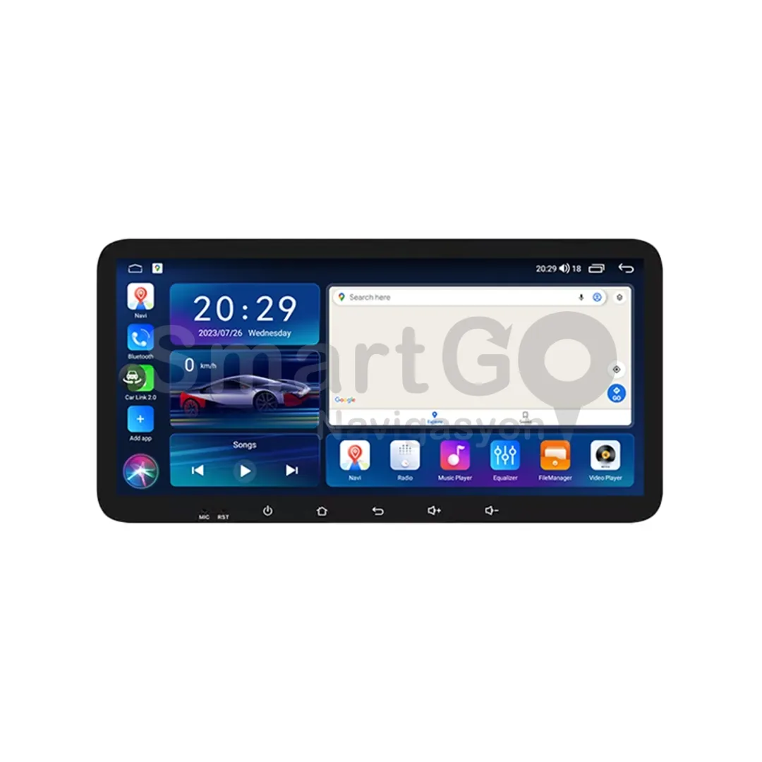 10.33 İnç Universal Full Dokunmatik Android Multimedya 6+64 GB