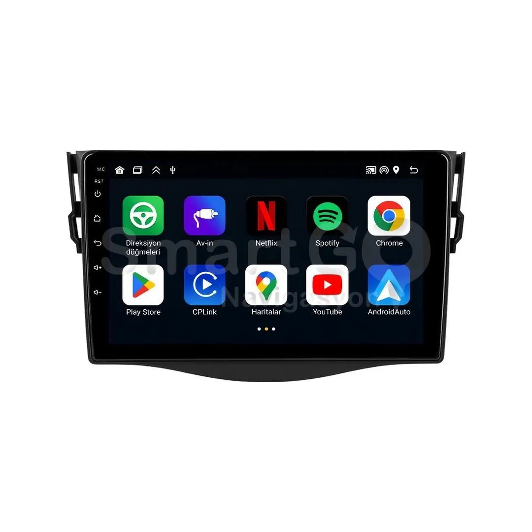 Toyota RAV4 Android Multimedya Sistemi (2006-2012) - 9 İnç