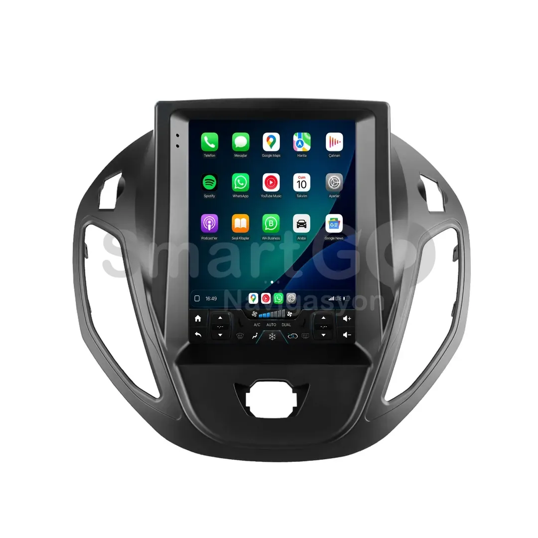 Ford Transit Courier Android Tesla Multimedya Sistemi (2014-2023) - Tourneo 9.7 İnç
