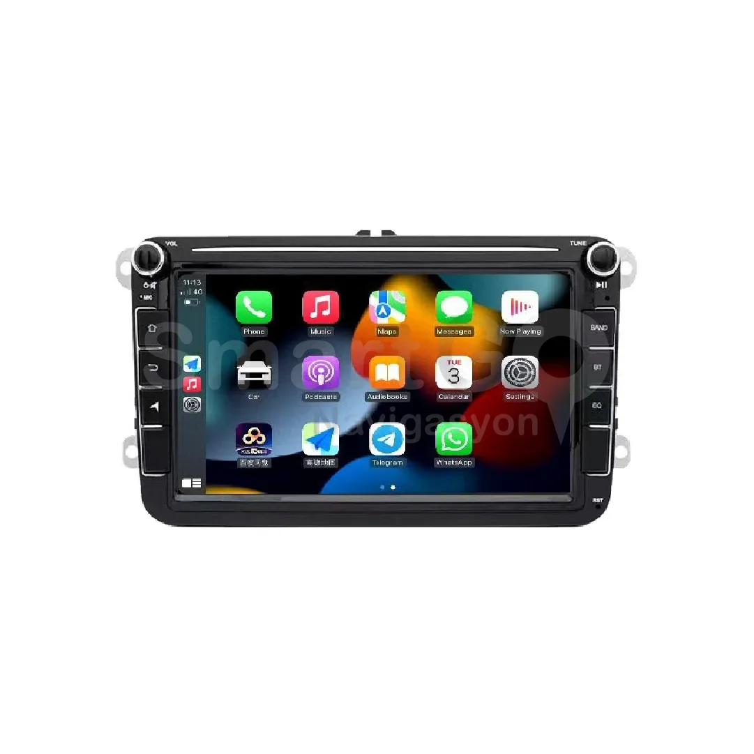 Volkswagen Universal OEM 8.0 İnç CarPlaysiz Android Multimedya 2+16 GB