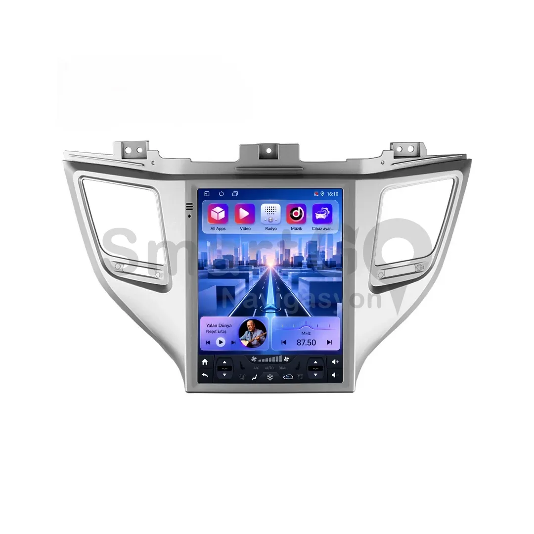 Hyundai Tucson Android Tesla Multimedya Sistemi (2015-2018) - 9.7 İnç