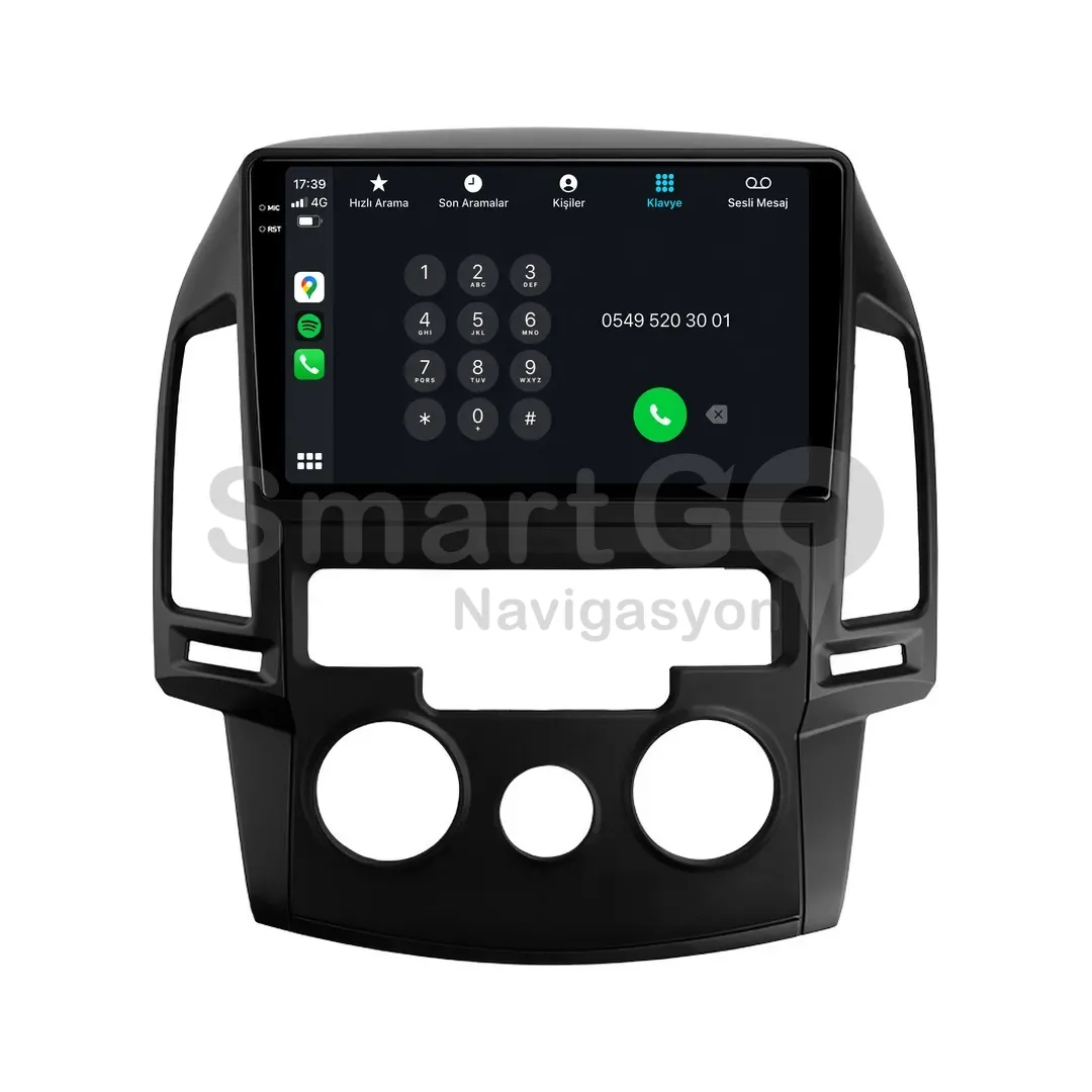 Hyundai i30 Android Multimedya Sistemi (2008-2011) - Manuel 9 İnç