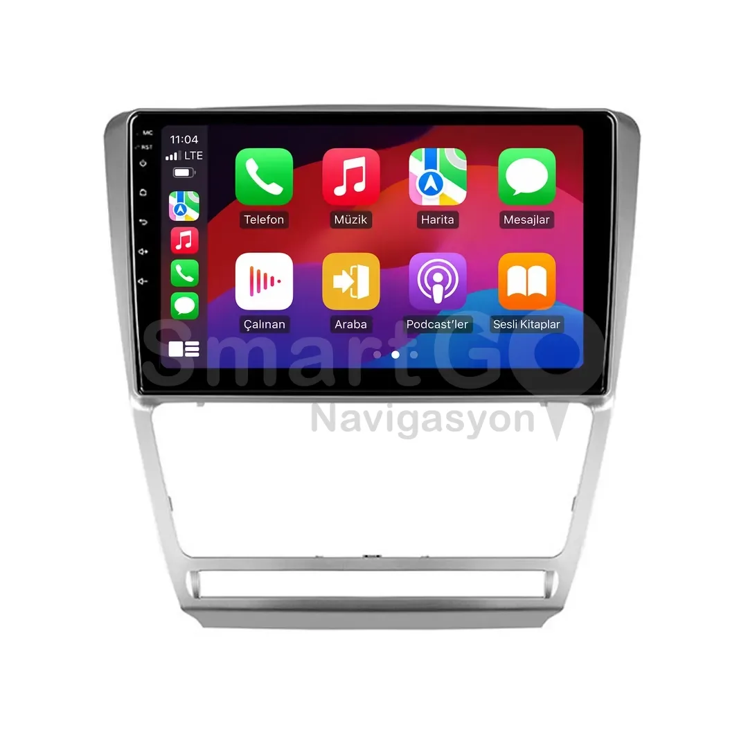 Skoda Octavia Android Multimedya Sistemi (2008-2012) - 10 İnç Gri