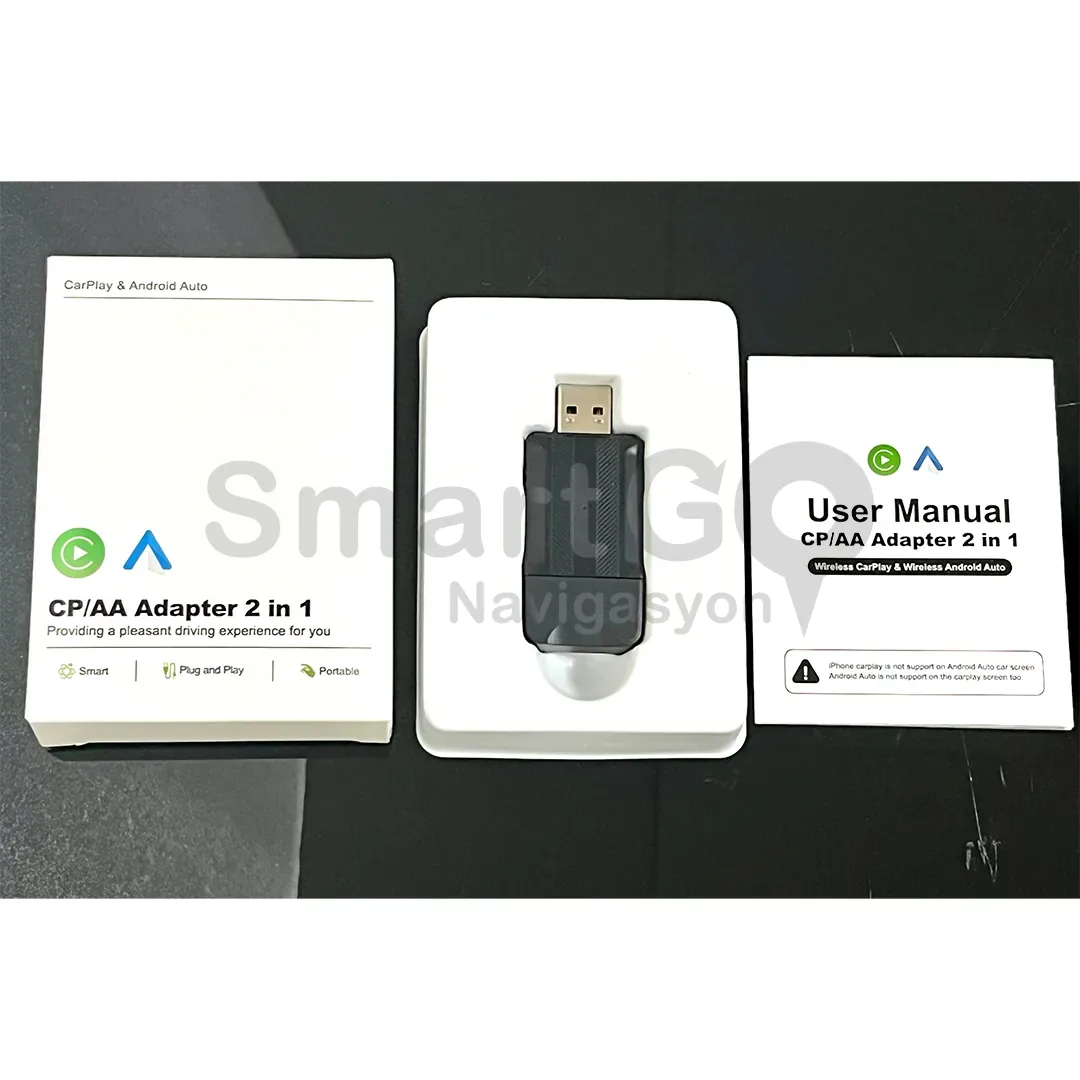 X9 Kablosuz CarPlay & Android Auto Dönüştürücü
