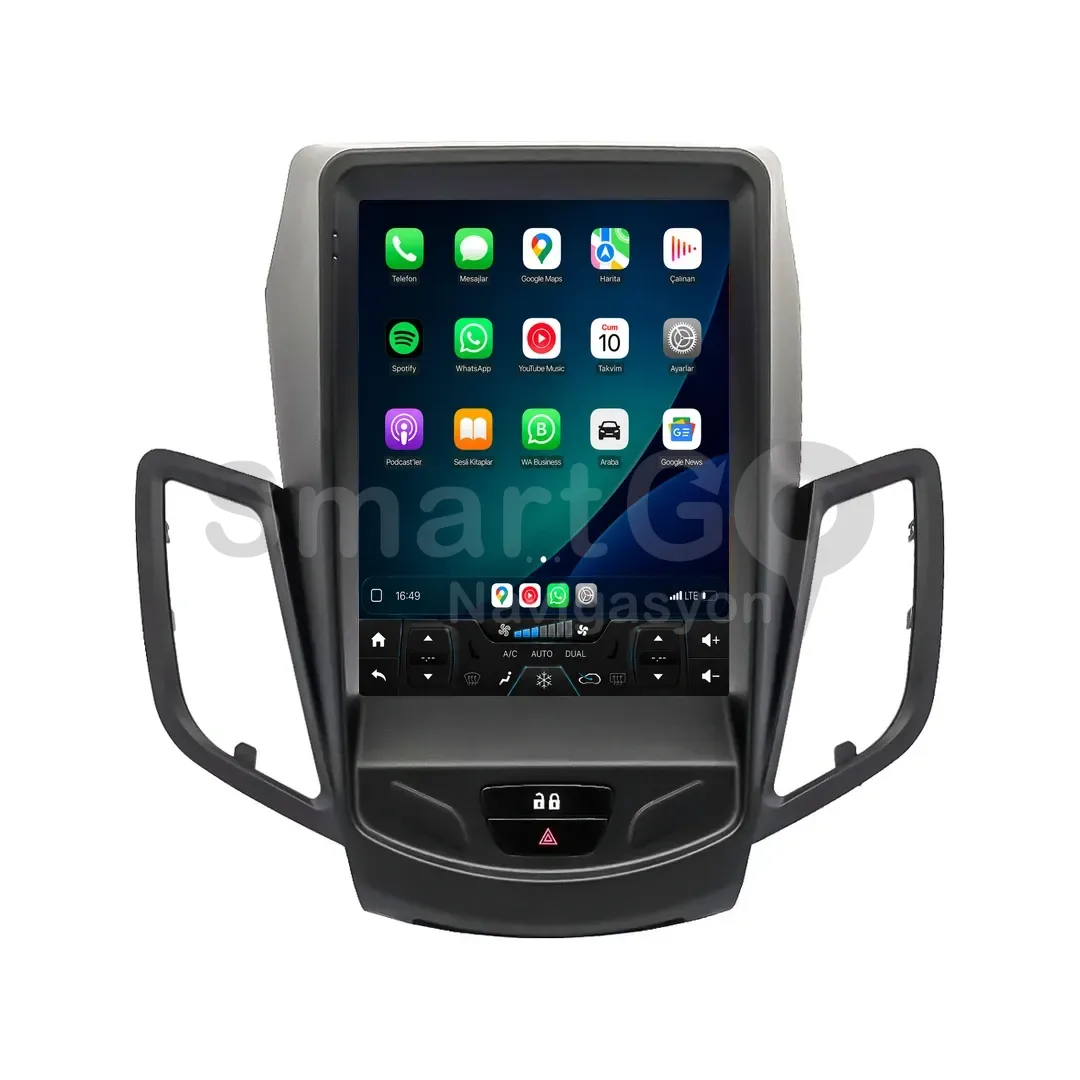Ford Fiesta Android Tesla Multimedya Sistemi (2009-2017) - 9.7 İnç