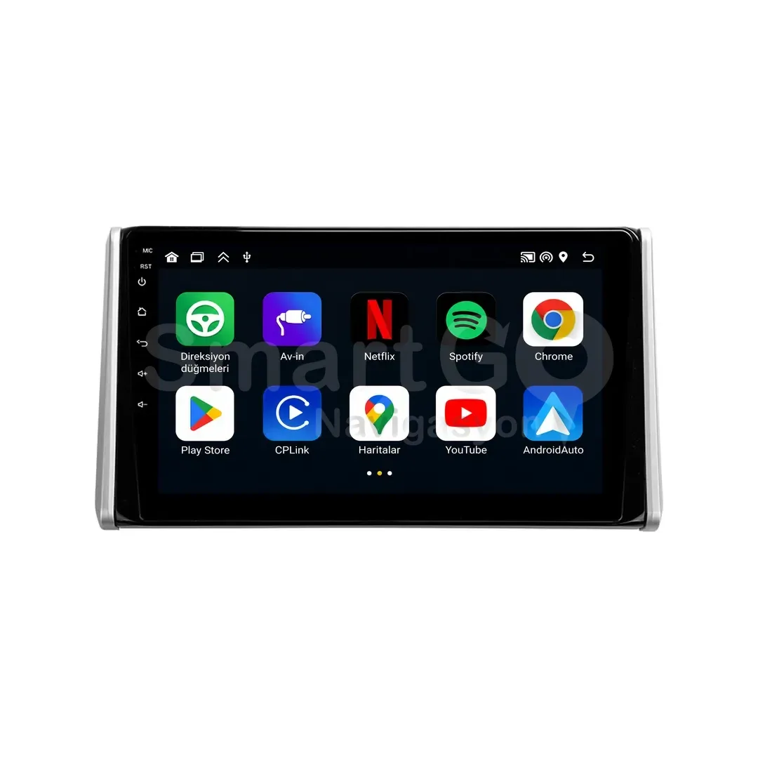 Toyota RAV4 Android Multimedya Sistemi (2019-2022) - 10 İnç