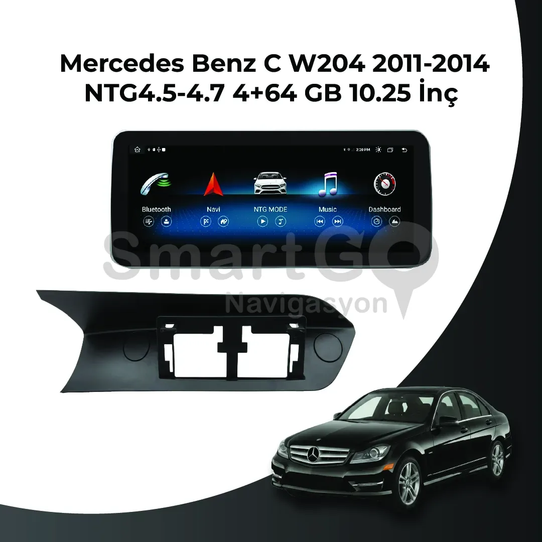 Mercedes-Benz C Serisi (W204) 2011-2014 OEM 4/64 GB Android Multimedya