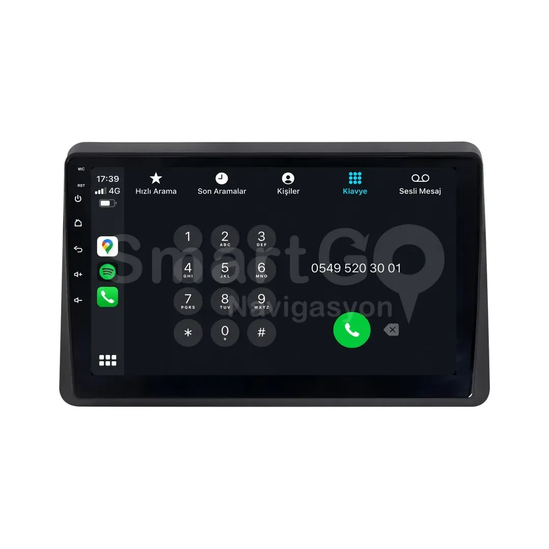 Renault Master Android Multimedya Sistemi (2020-2024) - 10 İnç