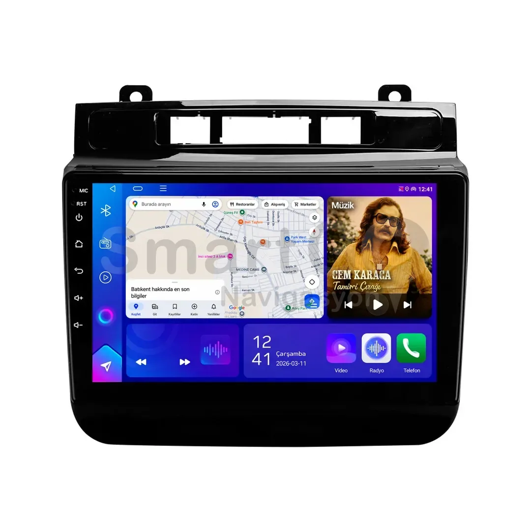 Volkswagen Touareg Android Multimedya Sistemi (2010-2017) - 9 İnç