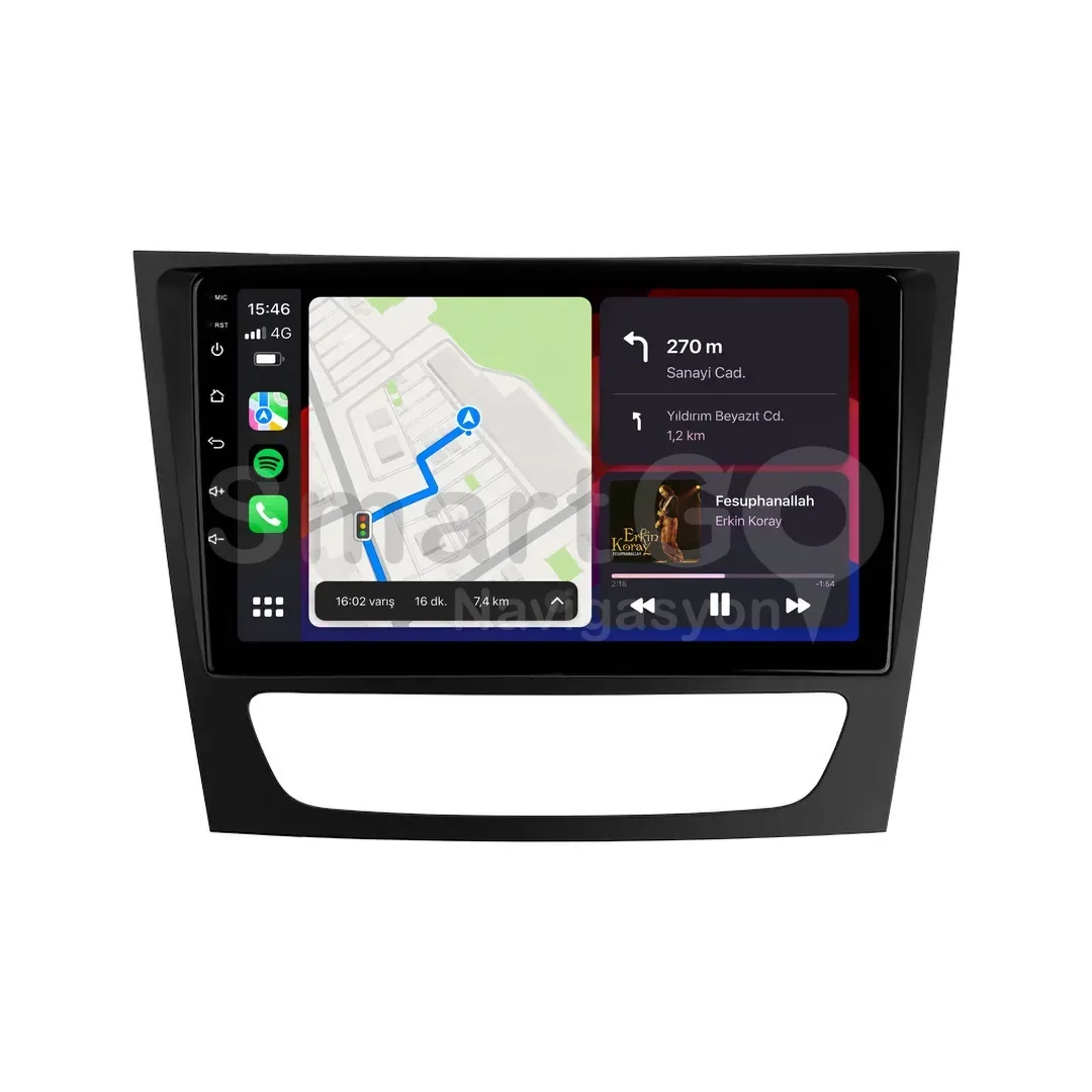 Mercedes E-Class Android Multimedya Sistemi (2002-2010) - CLS 9 İnç