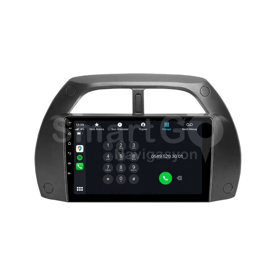 Toyota RAV4 Android Multimedya Sistemi (2001-2003) - 9 İnç