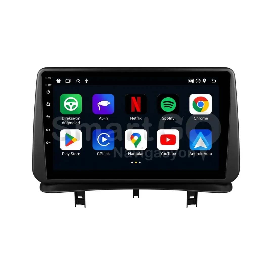 Renault Clio Android Multimedya Sistemi (2006-2012) - 9 İnç