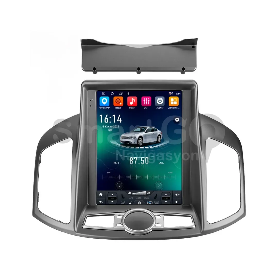 Chevrolet Captiva Android Tesla Multimedya Sistemi (2012-2013) - 9.7 İnç
