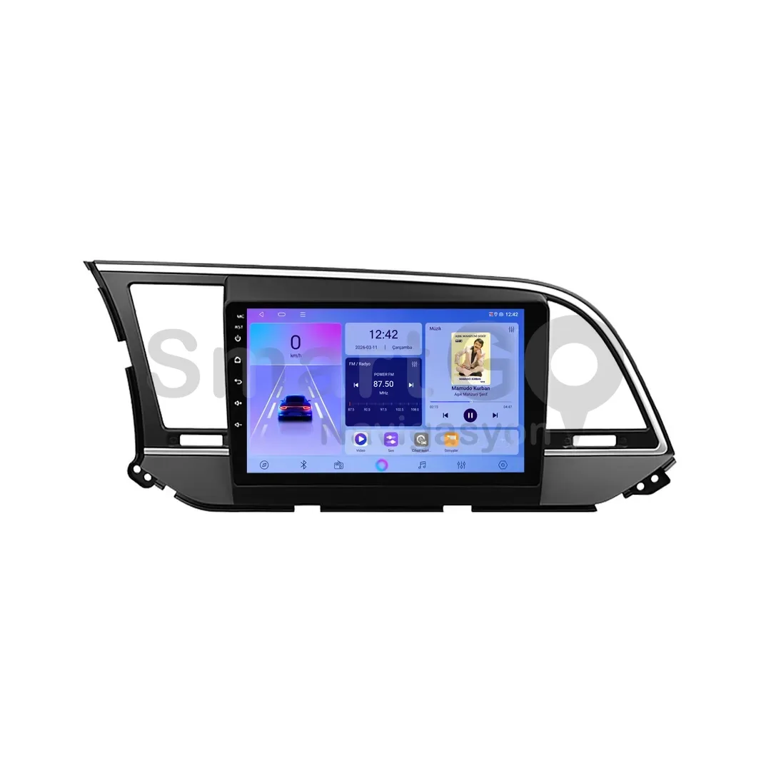 Hyundai Elantra Android Multimedya Sistemi (2016-2018) - 9 İnç