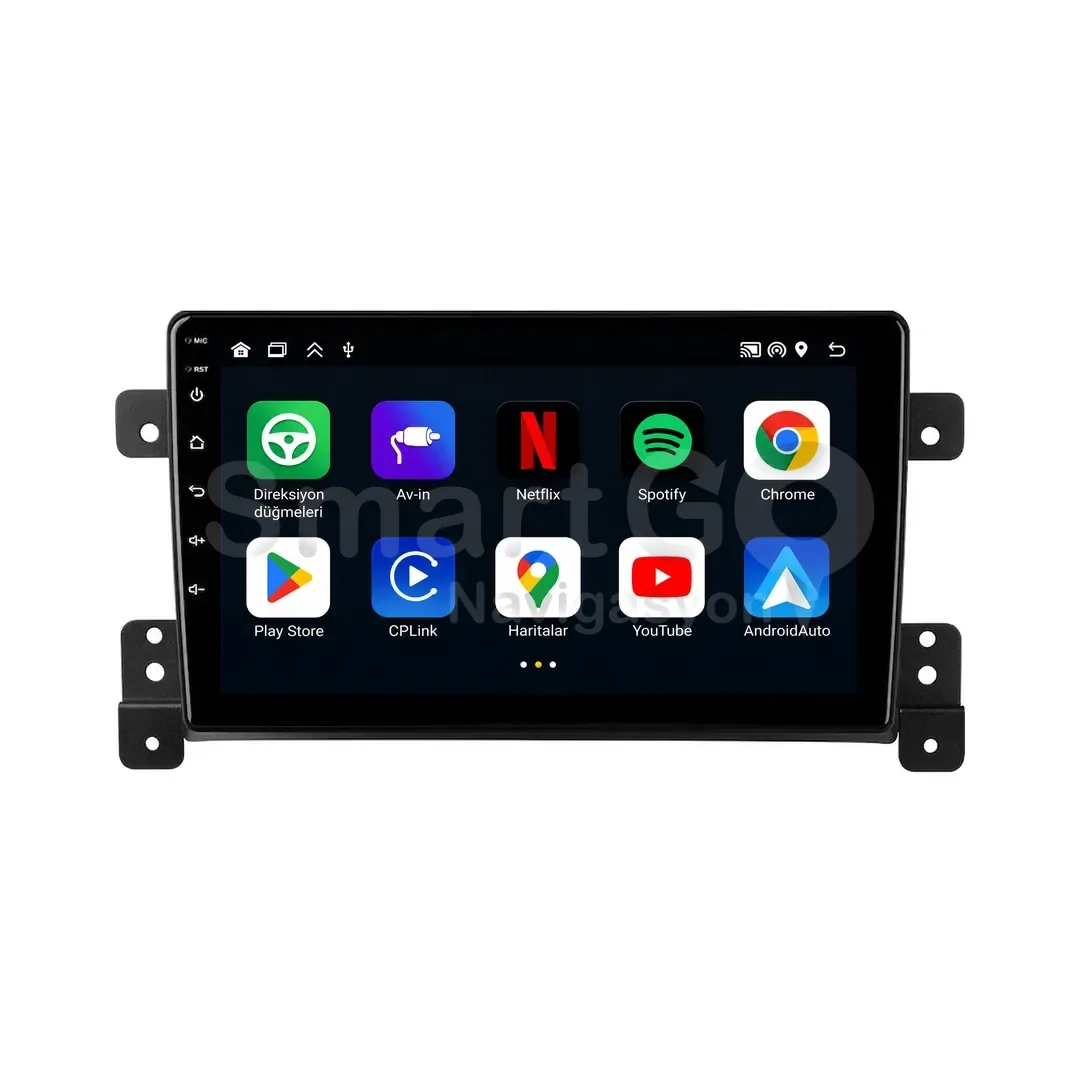Suzuki Grand Vitara Android Multimedya Sistemi (2006-2012) - 9 İnç