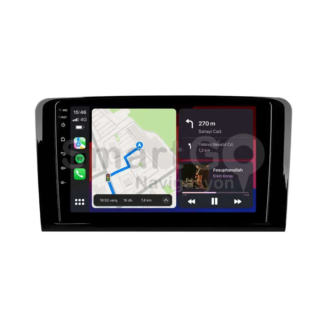 Mercedes ML Android Multimedya Sistemi (2005-2011) - GL 9 İnç