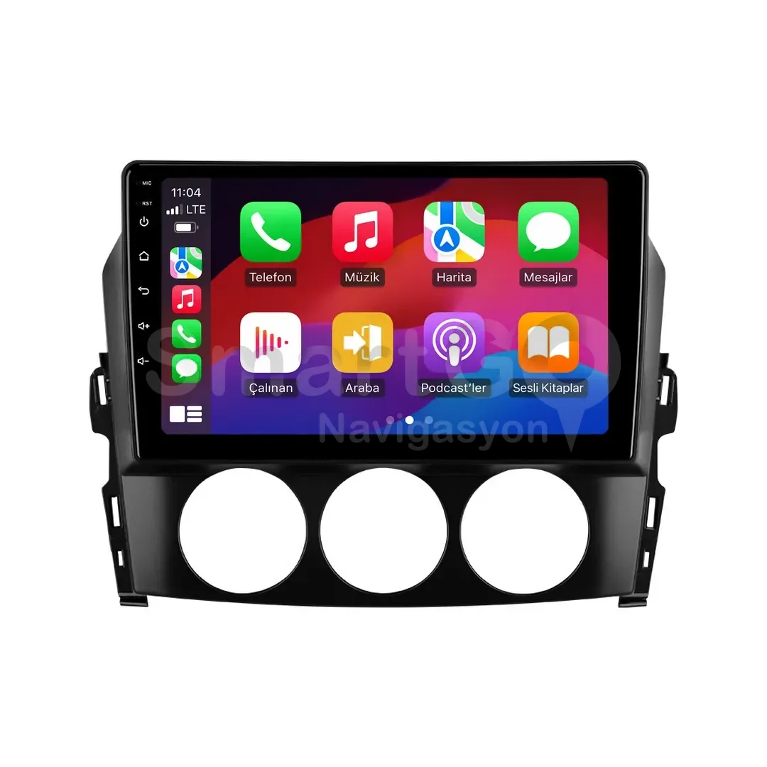 Mazda MX-5 Android Multimedya Sistemi (2010-2012) - 9 İnç