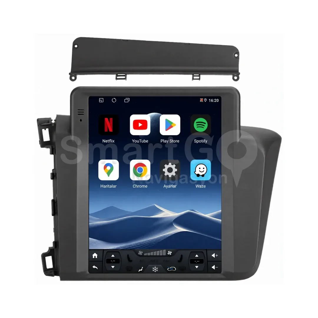 Honda Civic Android Tesla Multimedya Sistemi (2012-2015) - 9.7 İnç