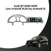 Audi Q7 2006-2009 Low 10.25 İnç 4/64 GB Android Multimedya