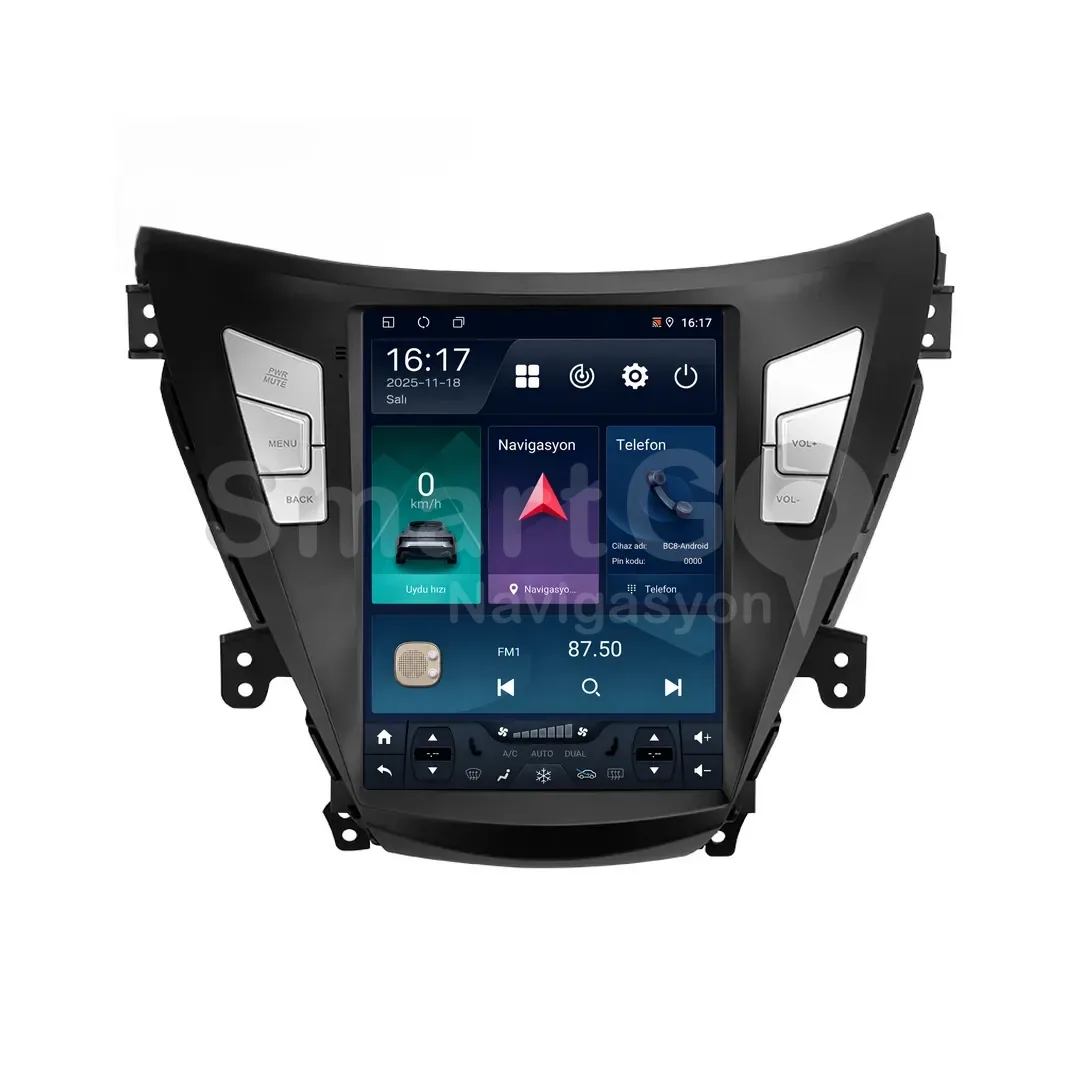 Hyundai Elantra Android Tesla Multimedya Sistemi (2011-2013) - 9.7 İnç