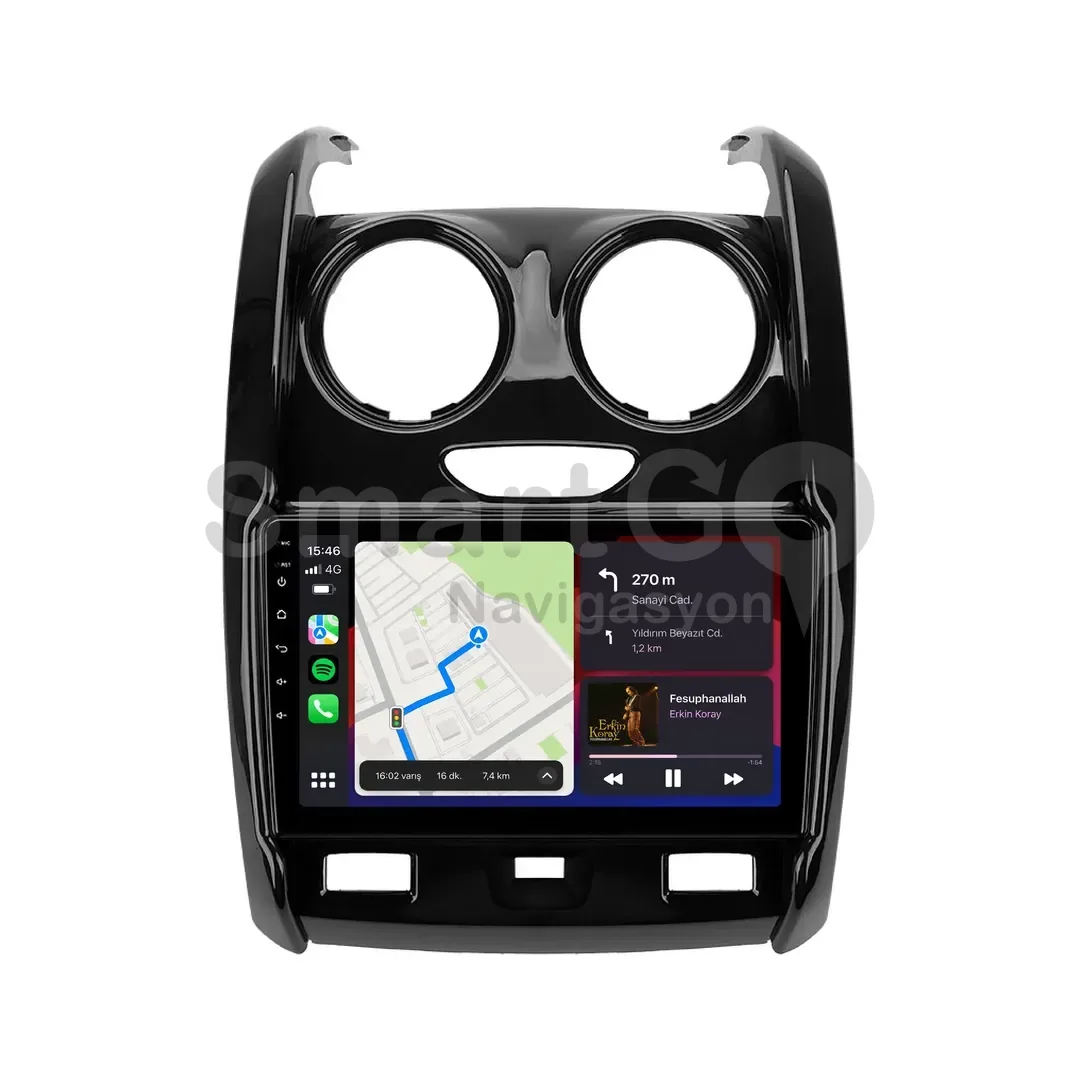 Dacia Duster Android Multimedya Sistemi (2013-2017) - 9 İnç
