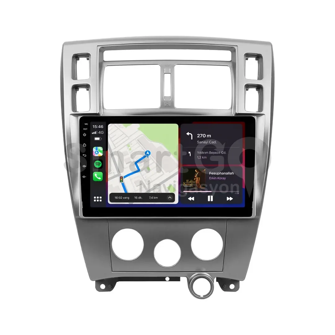 Hyundai Tucson Android Multimedya Sistemi (2005-2012) - 10 İnç