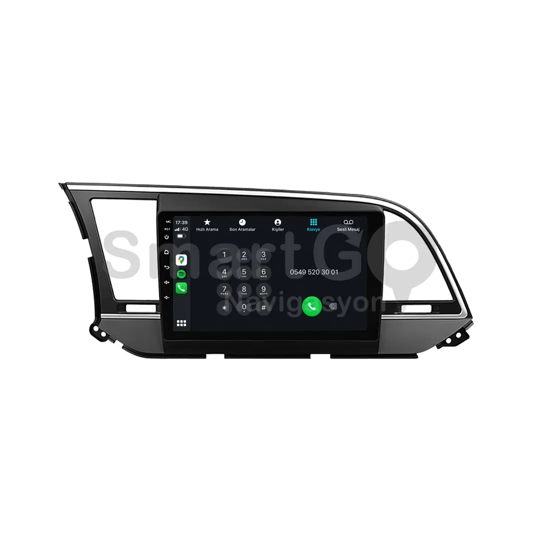 Hyundai Elantra Android Multimedya Sistemi (2016-2018) - 9 İnç