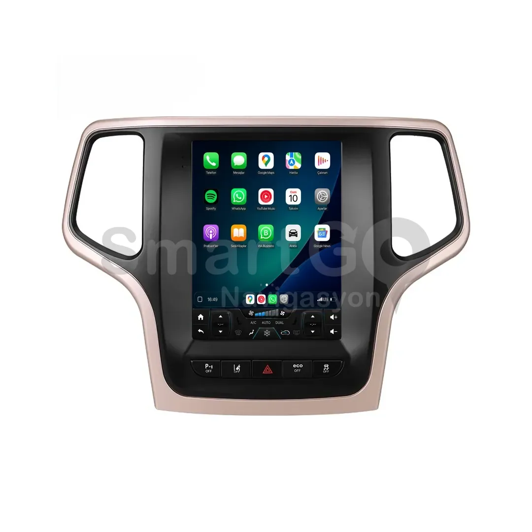 Jeep Cherokee Android Tesla Multimedya Sistemi (2014-2015) - 9.7 İnç
