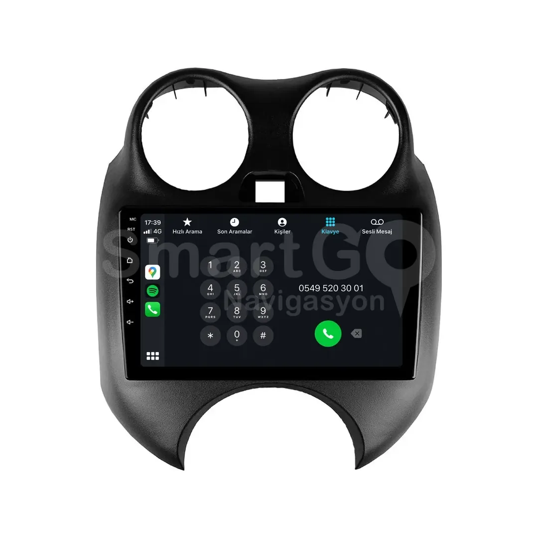 Nissan Micra Android Multimedya Sistemi (2011-2013) - 9 İnç