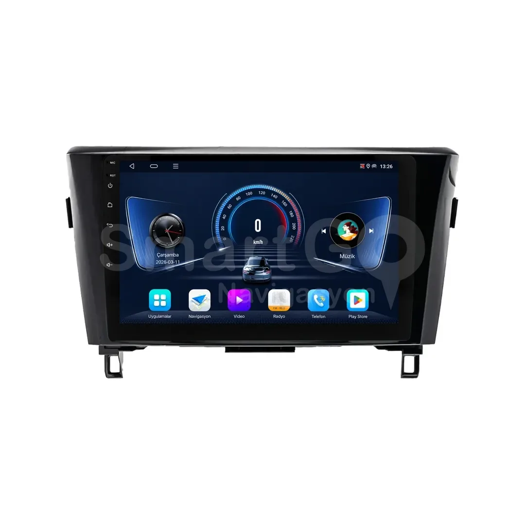 Nissan Qashqai Android Multimedya Sistemi (2014-2020) - 9 İnç