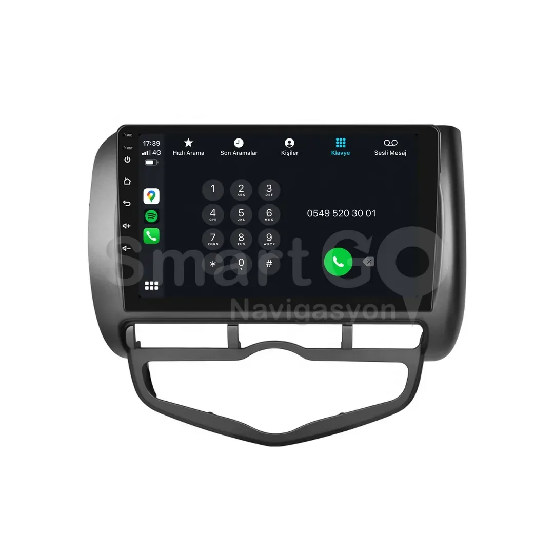 Honda Jazz Android Multimedya Sistemi (2002-2008) - City 9 İnç