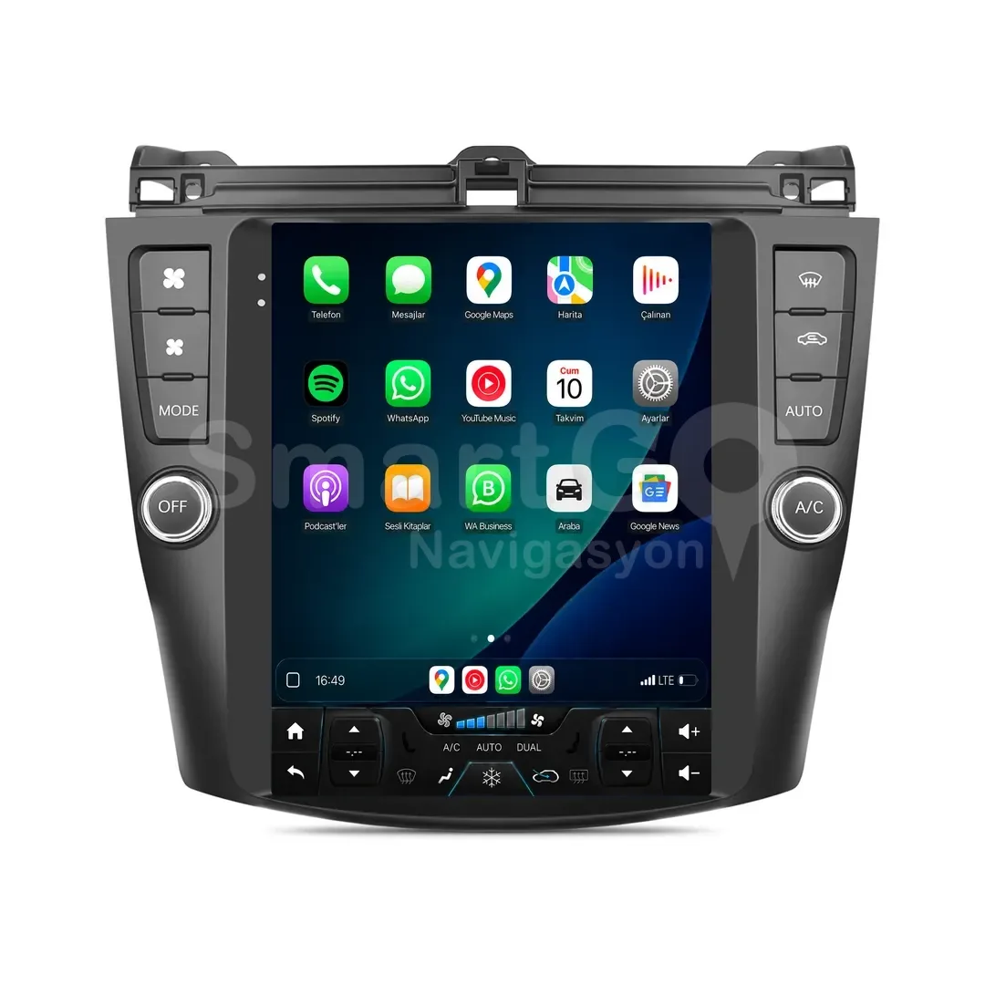 Honda Accord Android Tesla Multimedya Sistemi (2003-2008) - 9.7 İnç