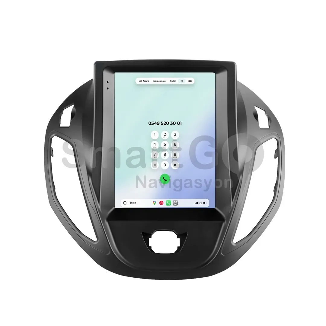 Ford Transit Courier Android Tesla Multimedya Sistemi (2014-2023) - Tourneo 9.7 İnç