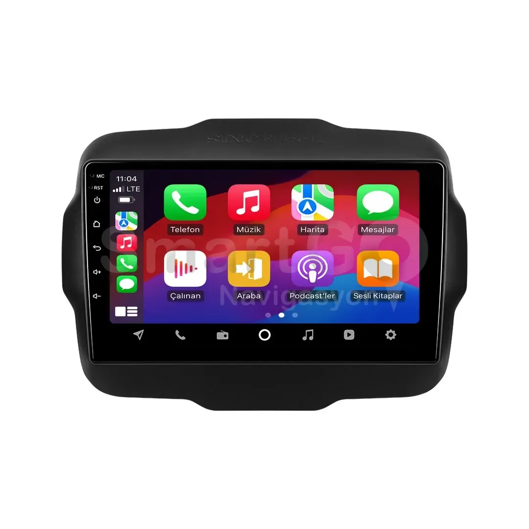 Jeep Renegade Android Multimedya Sistemi (2014-2021) - 9 İnç