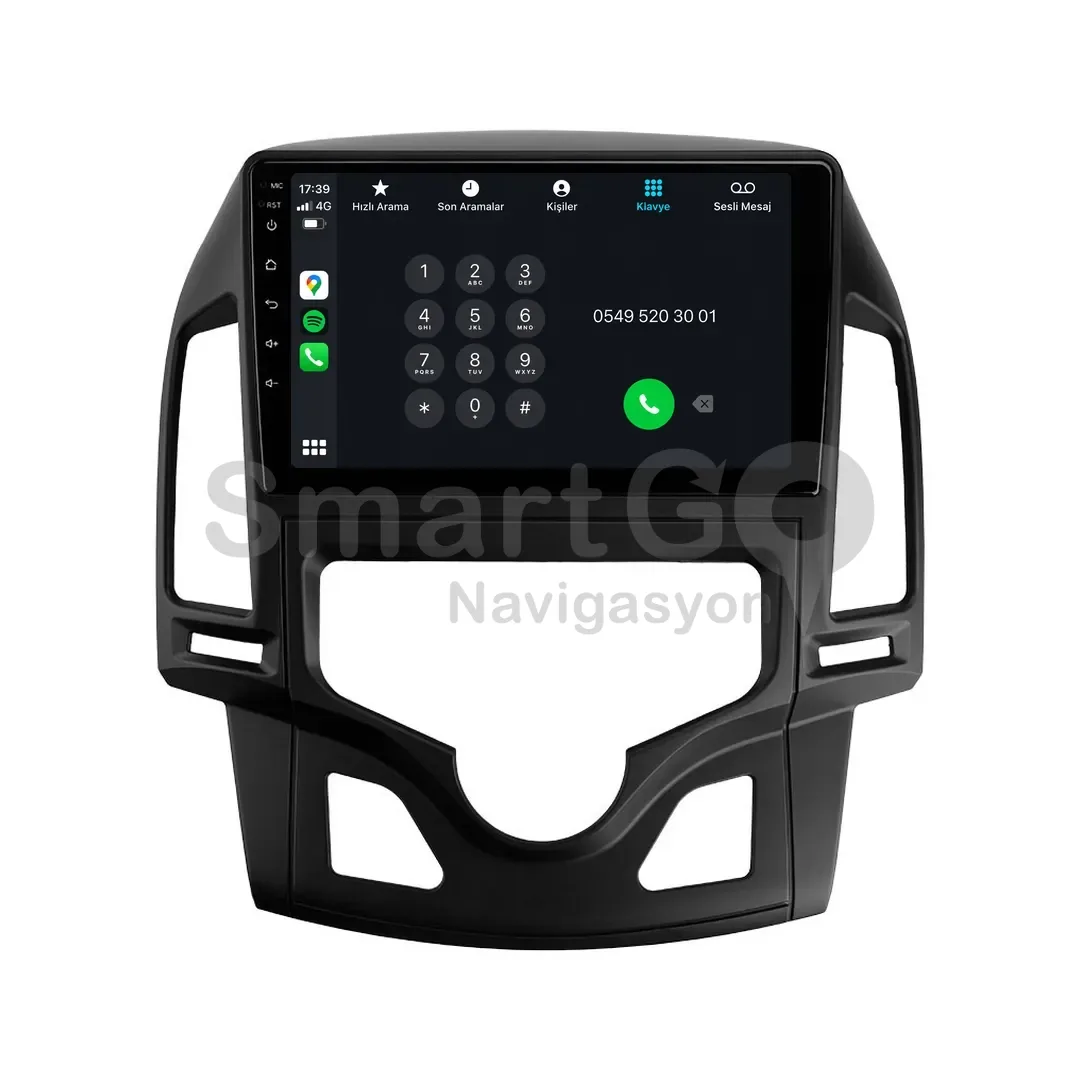 Hyundai i30 Android Multimedya Sistemi (2008-2011) - Dijital 9 İnç