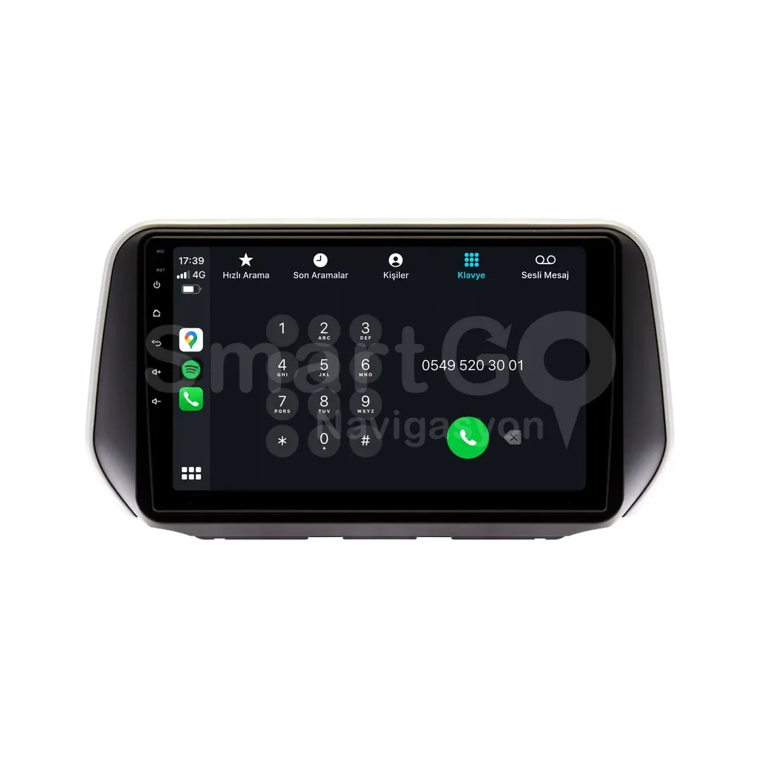 Hyundai Santa Fe Android Multimedya Sistemi (2019-2023) - 10 İnç