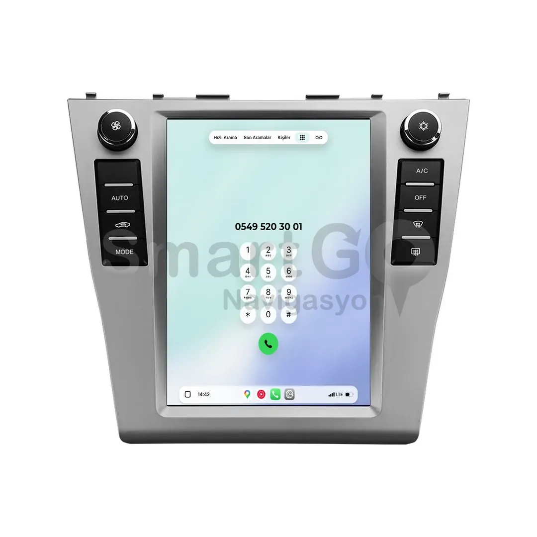 Toyota Camry Android Tesla Multimedya Sistemi (2007-2012) - 9.7 İnç