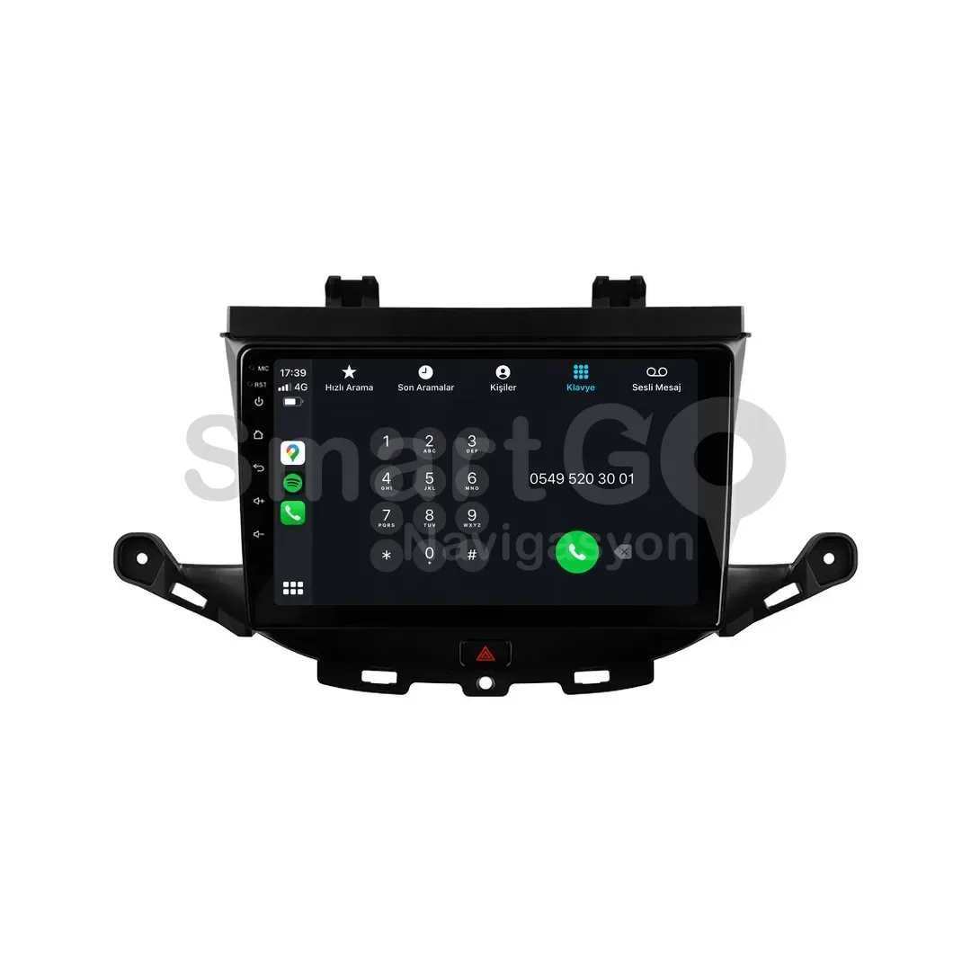 Opel Astra Android Multimedya Sistemi (2015-2021) - 9 İnç