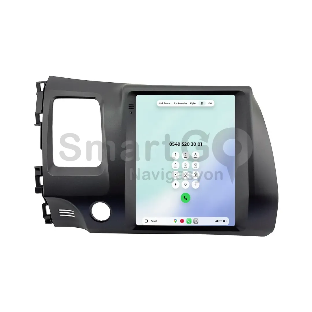 Honda Civic Android Tesla Multimedya Sistemi (2007-2012) - 9.7 İnç