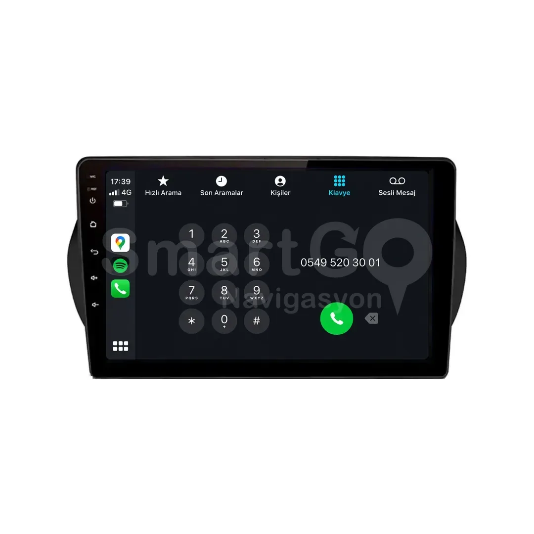 Fiat Fiorino Panorama Android Multimedya Sistemi (2010-2024) - Citroen Nemo 10 İnç
