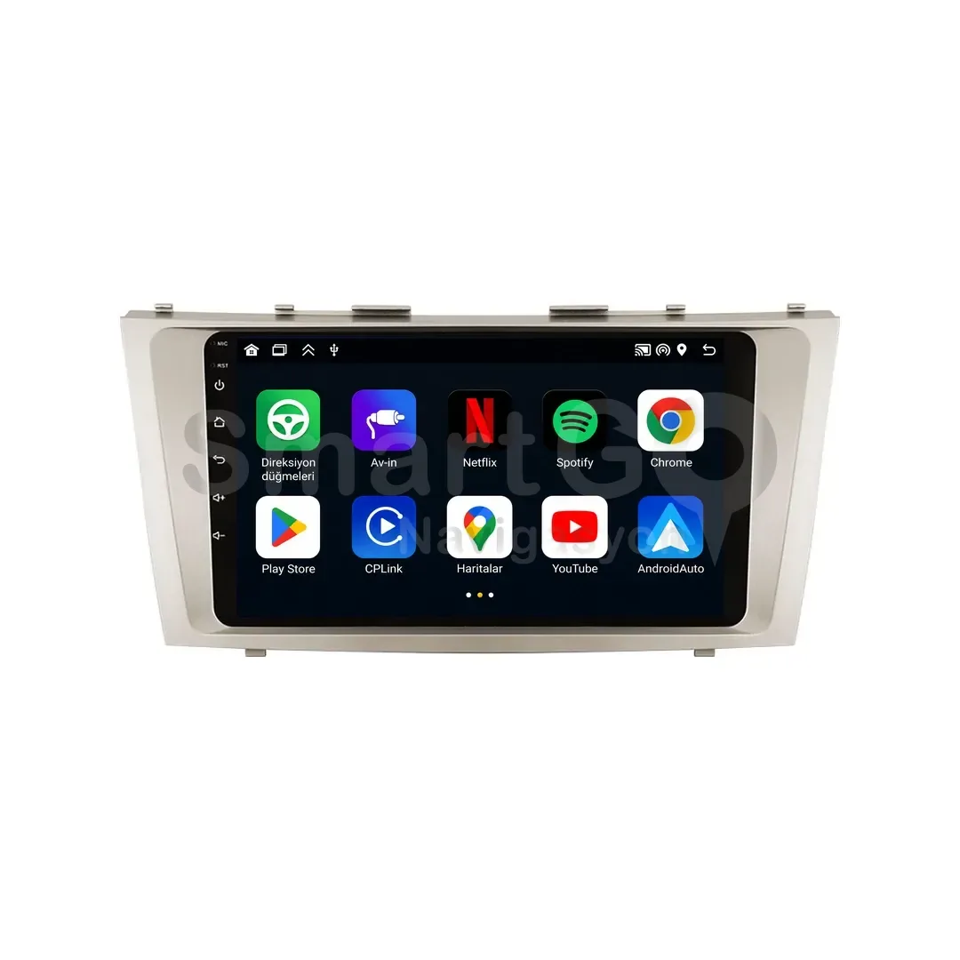 Toyota Camry Android Multimedya Sistemi (2007-2012) - 9 İnç