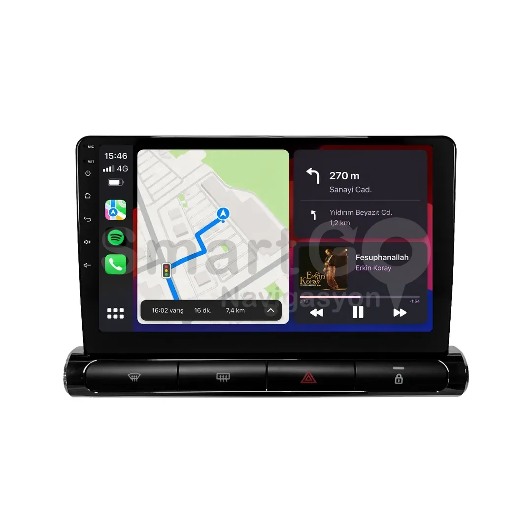 Citroen C3 Android Multimedya Sistemi (2016-2024) - Dolu Paket - 9 İnç