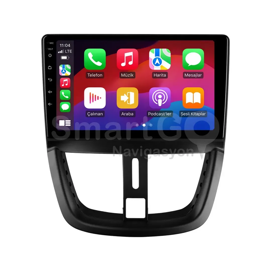Peugeot 207 Android Multimedya Sistemi (2006-2012) - 206+ 9 İnç