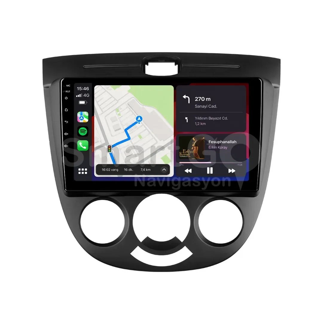 Chevrolet Lacetti Android Multimedya Sistemi (2004-2011) - 9 İnç