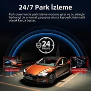 A50 4K+4K Çift Kameralı GPSli Araç İçi Kayıt Kamerası