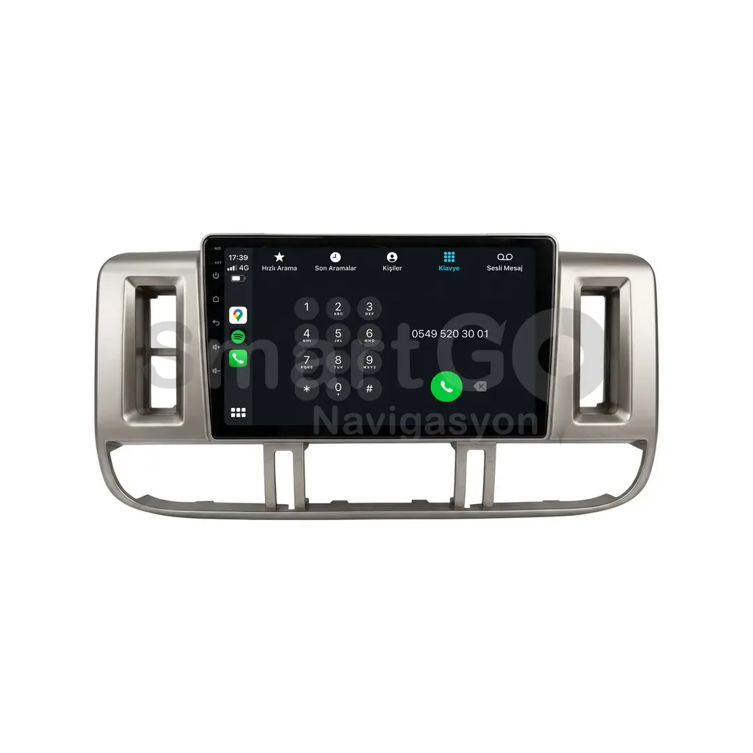 Nissan X-Trail Android Multimedya Sistemi (2002-2004) - 9 İnç