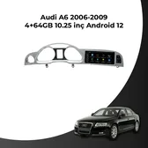 Audi A6 2006-2009 10.25 İnç 4/64 GB Android Multimedya