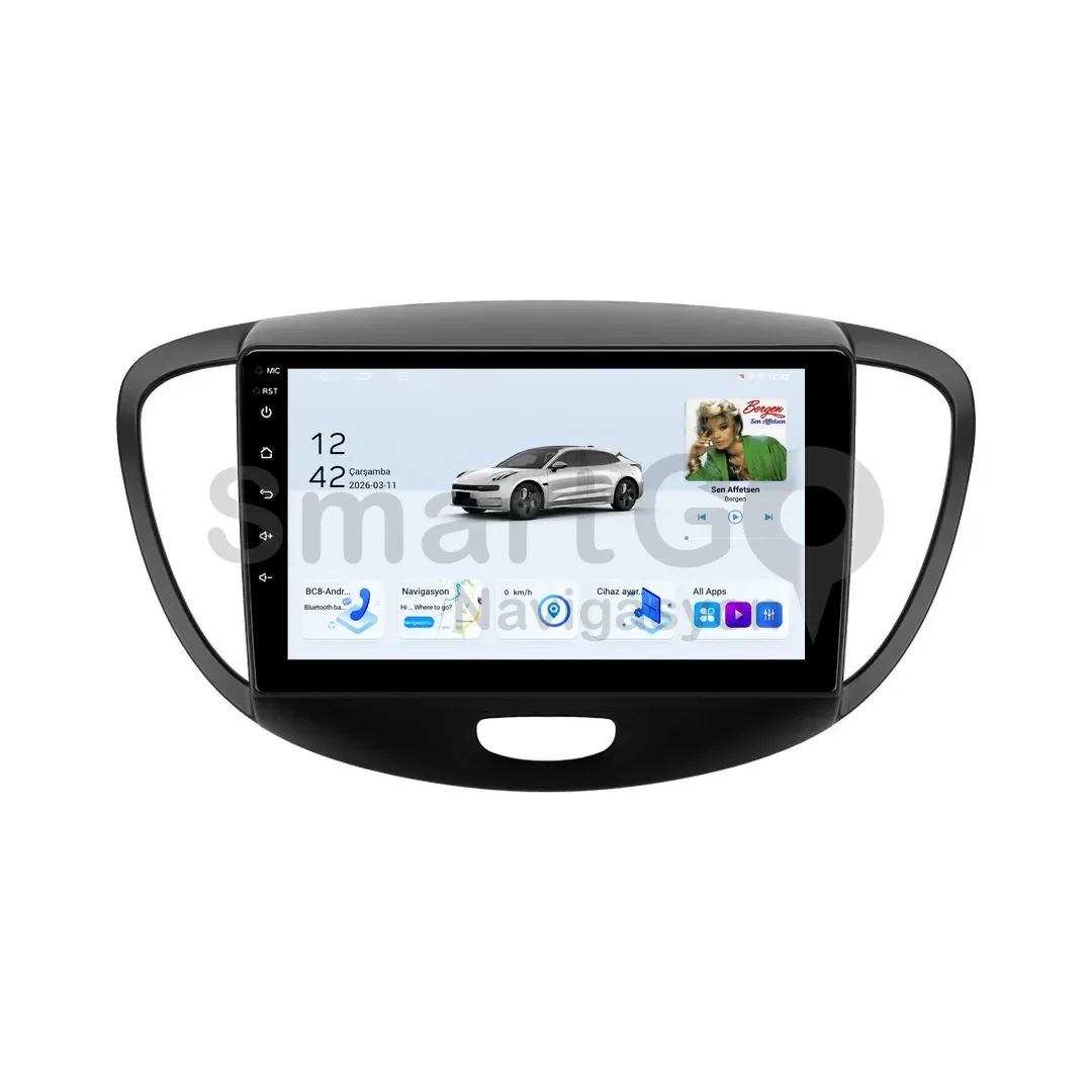 Hyundai i10 Android Multimedya Sistemi (2008-2012) - 9 İnç