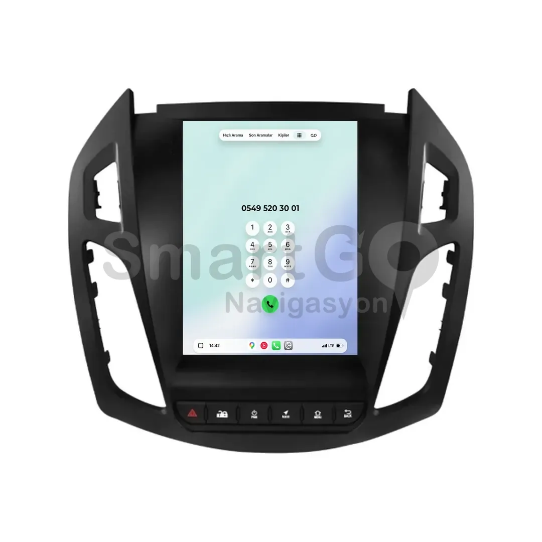 Ford Tourneo Connect Android Tesla Multimedya Sistemi (2014-2018) - 9.7 İnç